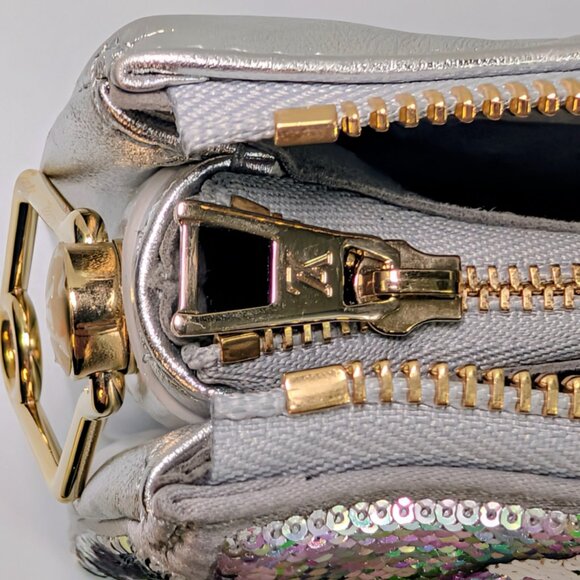 Louis Vuitton Iridescent Sequin and Silver Monogram Empreinte Bag - Picture 11 of 16